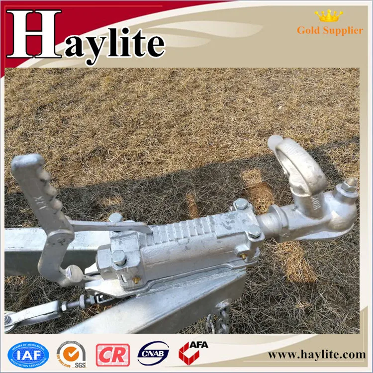 Tandem Axle Livestock Trailer Sheep Trailer with Cage Qingdao Supplier