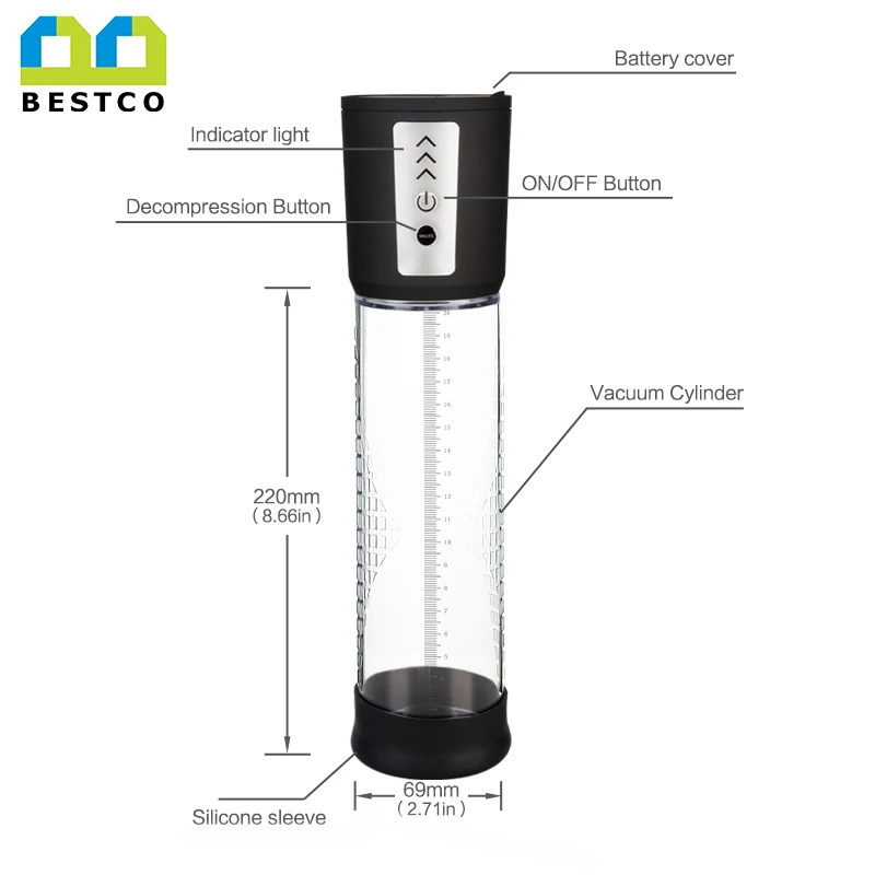 2018 Hot Electric Penis Pump Dildo Enlargement,High Quality Dick Enlarger Pump For Man