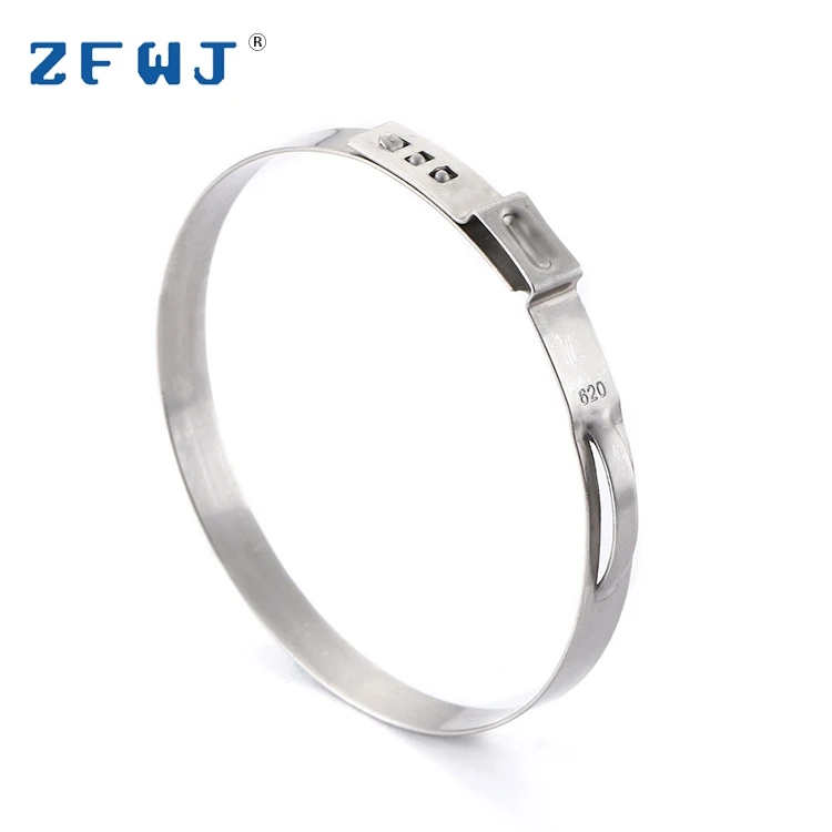 58-62 мм Заводская оптовая продажа, шланговые хомуты из нержавеющей стали, одиночные хомуты