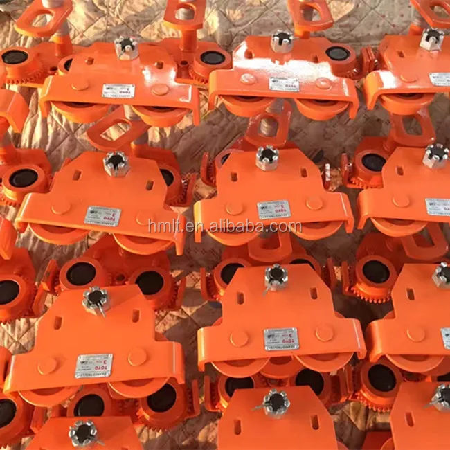 GCT 1 ton plain manual hoist trolley