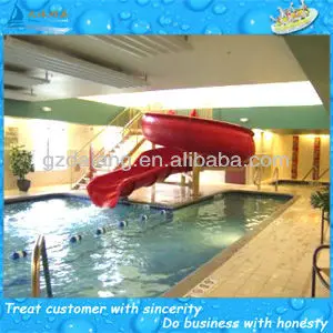
swimming pool slide 