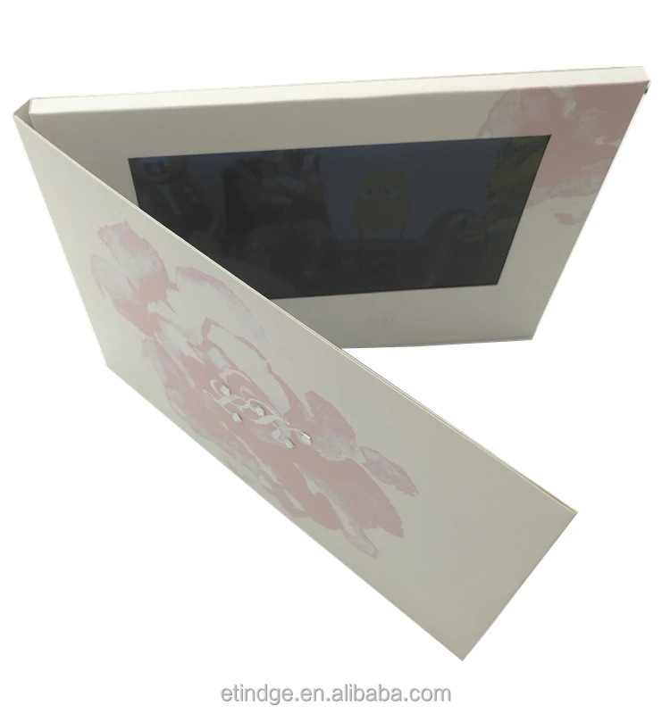 ETG Creative Digital Video Brochure Smart Book With 7 Inch Lcd Screen