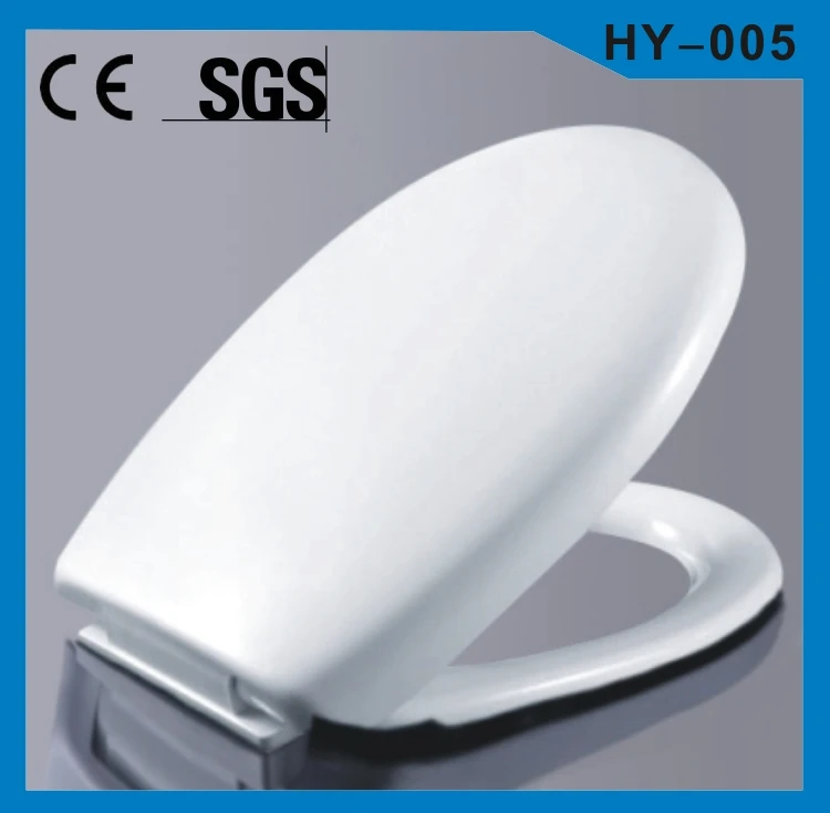 HY005 EURO standard PP material soft close toilet seat plastic seat cover round shape sanitary ware