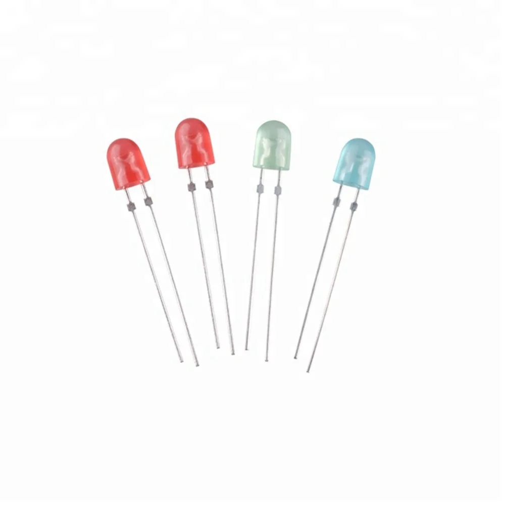 6000K - 6500K white oval led 5mm for Full color screen board