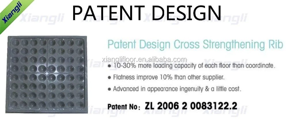  Xiangli приподнятый пол наполненный цементом стальной HPL/PVC/Гранит/Мрамор