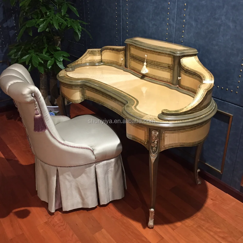 
Hot Sale Luxury Bedroommakeup table Solid Wooden Dresser Furniture Dressing Table Modern Dressing Tables Set For Home Decoration 