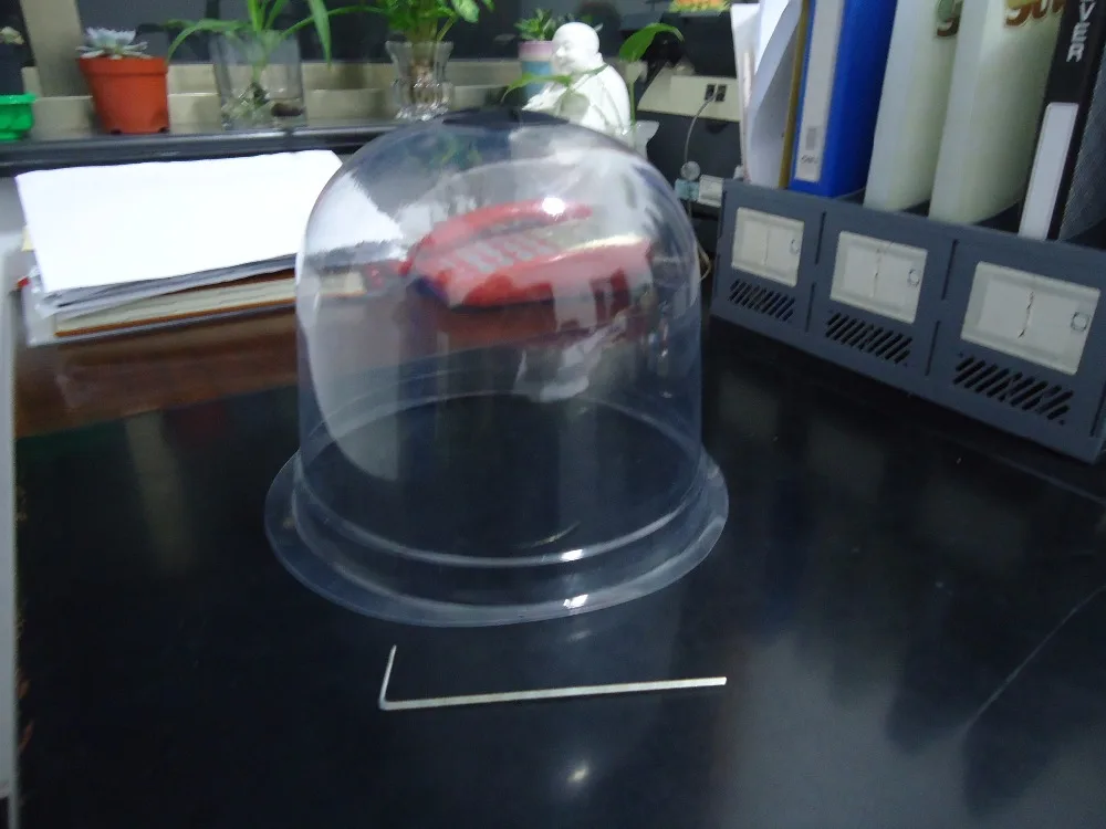 Plastic clear bell cloche pot & cover for plant protection