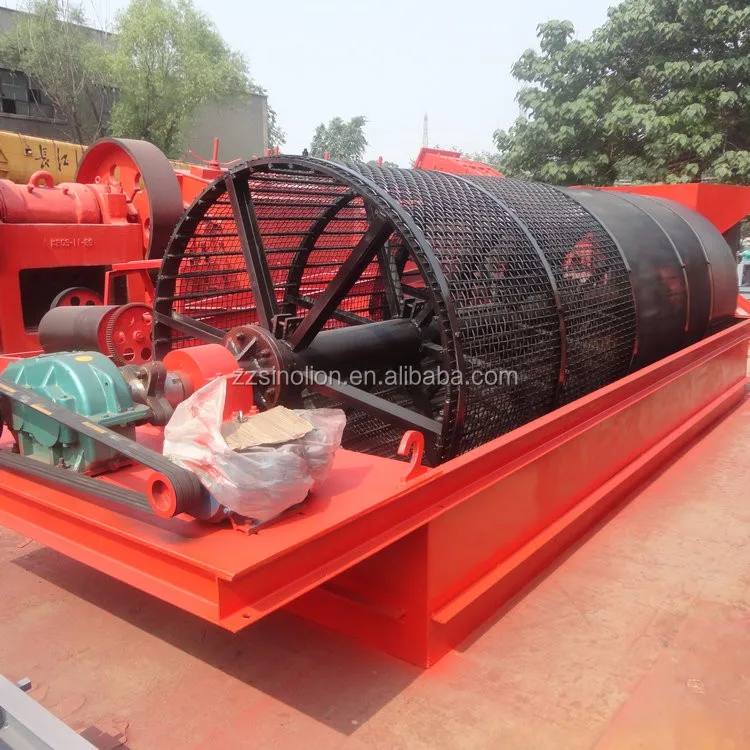 Ротационное компостное удобрение, Кора, троммер, сито, поставщик для просеивания песка