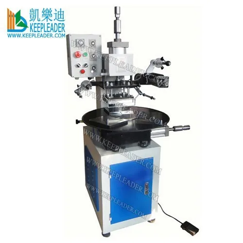 Auto turntable foil hot stamping machine