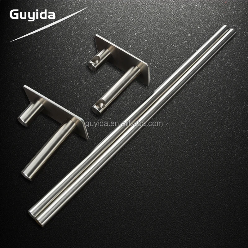 Бесплатные образцы без сверления винтов двойной держатель для полотенец из нержавеющей стали