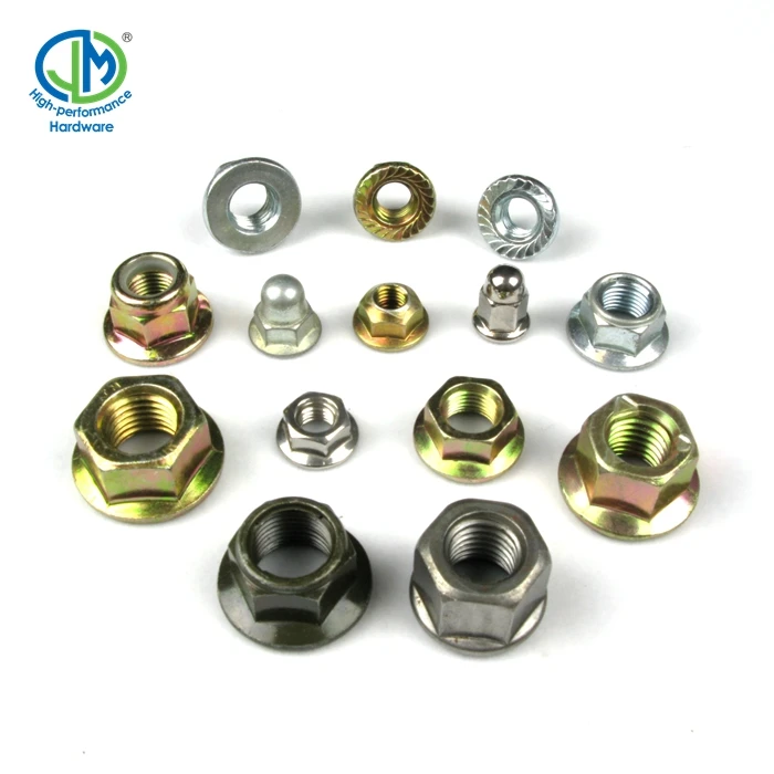M11 DIN6923 hex flange nut with factory price