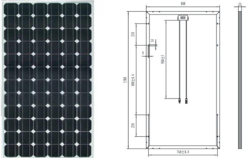 High efficiency good quality factory price PERC solar cell aluminum frame 330 watt monocrystalline Photovoltaic Solar Panel