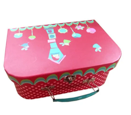 Chinese factory make cardboard suitcase bag suitcase box any size any design are welcome