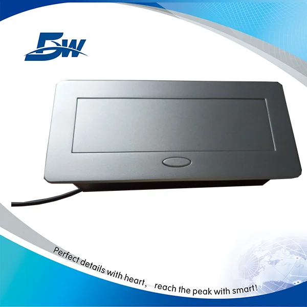 Handle concealed special 3 pin socket ethernet ports combined tabletop socket