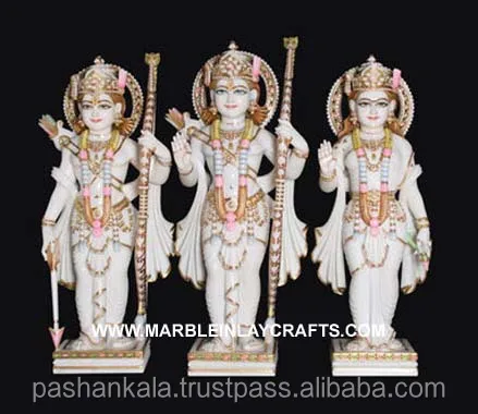 Статуя Ram Darbar из белого мрамора без пятен