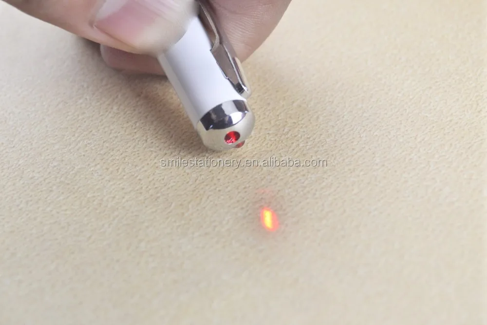 4 in 1 led red laser pointer pen laser pointer ball pen stylus pen and led light
