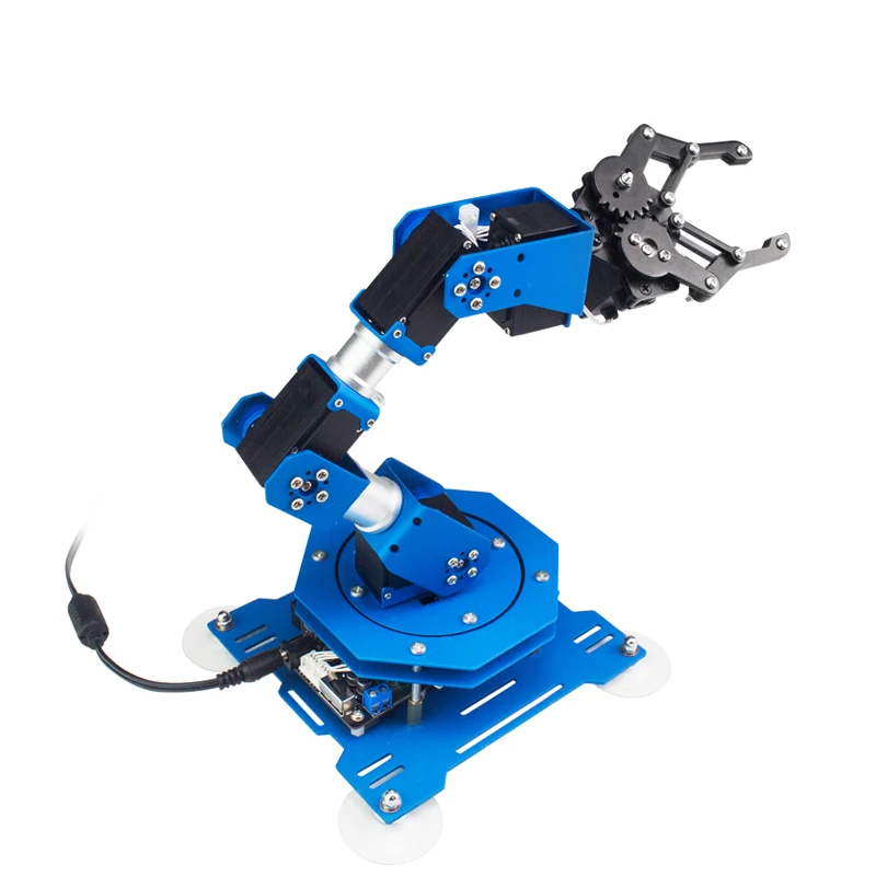 6DOF Robot Arm 6-Axis Aluminum Robotic Arm with Servos Ready to Use Finished Standard Version