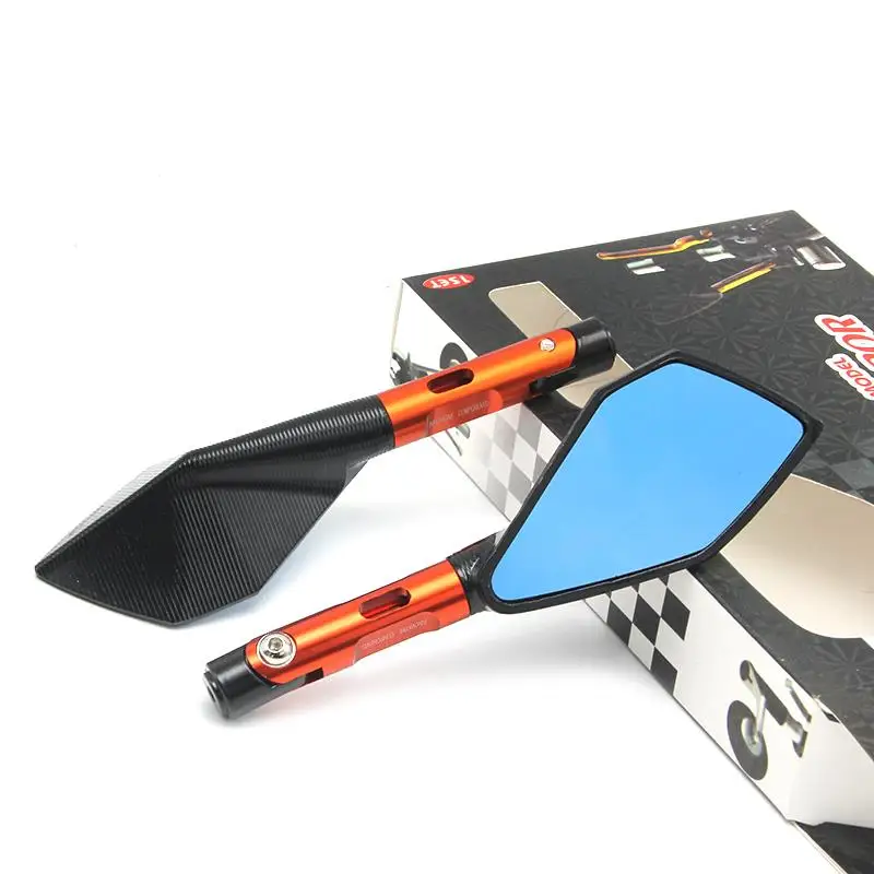
Aluminum motorcycle mirror cnc black motorcycle convex mirror 