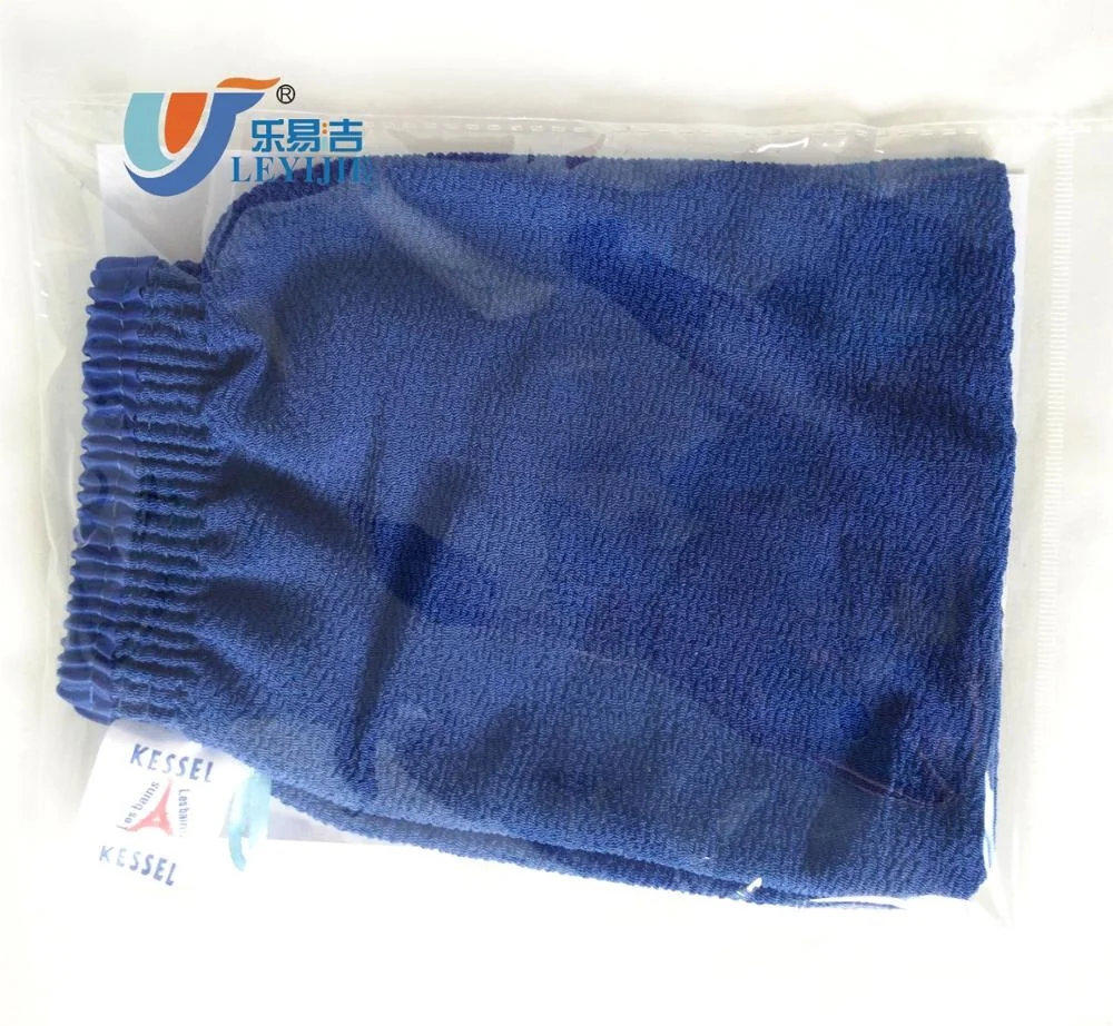 Extra Hard Massage Exfoliating Scrubber Glove Kessa OEM Morocco Bath Glove For The Body