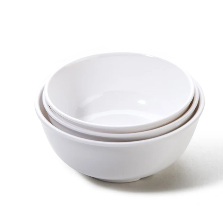 Top selling 6inch ceramic soup rice bowl, white custom logo ceramic salad bowl