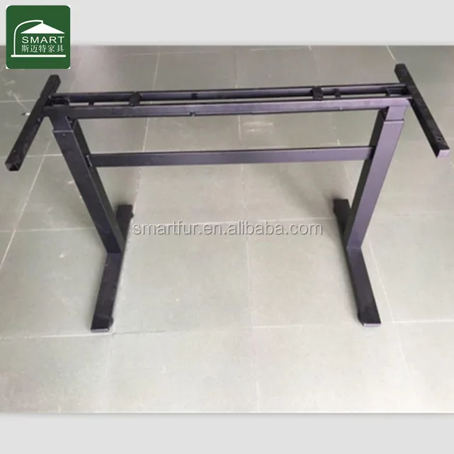 Sofa Corner Legs Chrome Iron High end Table Base Hardware Hand Crank Lift Office Desk Height Adjustable Metal Table Leg