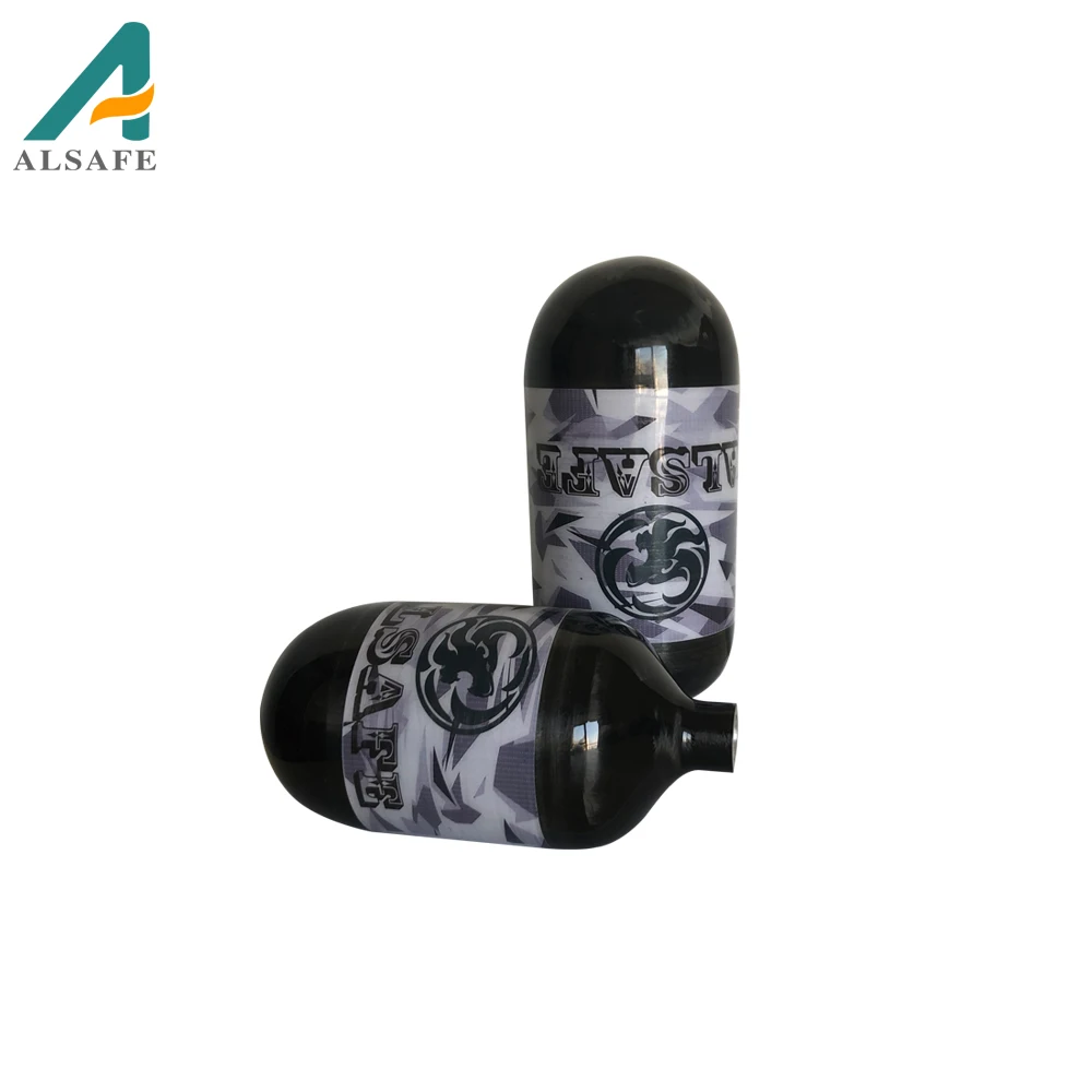 China manufacturer direct sale 68ci 4500psi carbon fiber paintball tank