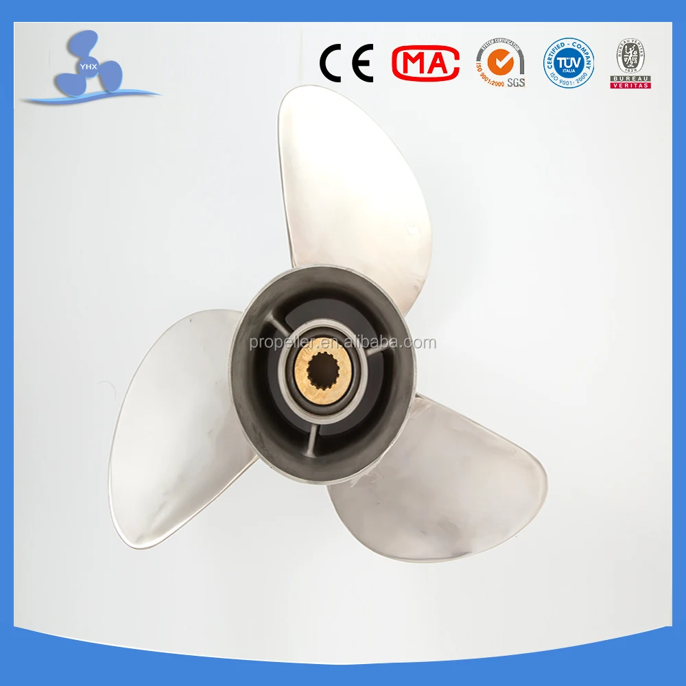 Лодочный подвесной Пропеллер из нержавеющей стали для двигателя Yamaha 60-85HP