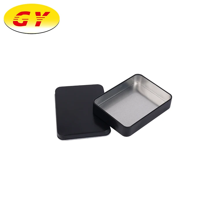 Wholesale container packaging custom metal rectangle tin can