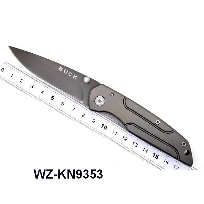 stainless steel material type survival camping utility folding pocket titanium knife blank