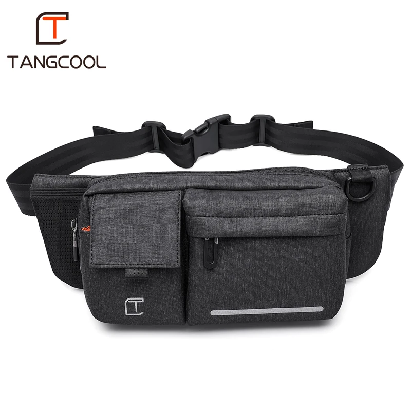 
2020 brand waterproof custom print sport men travelling shoulder waterproof oem motorcycle gym waist bag 