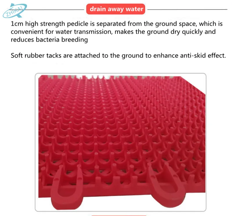 
Waterproof modular plastic basketball / volleyball court outdoor sports flooring 