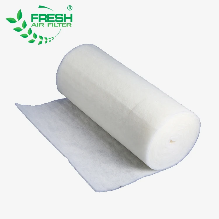 High temperature resistant hospital coating equipment air filtration fiberglass felt spray booth ventilation