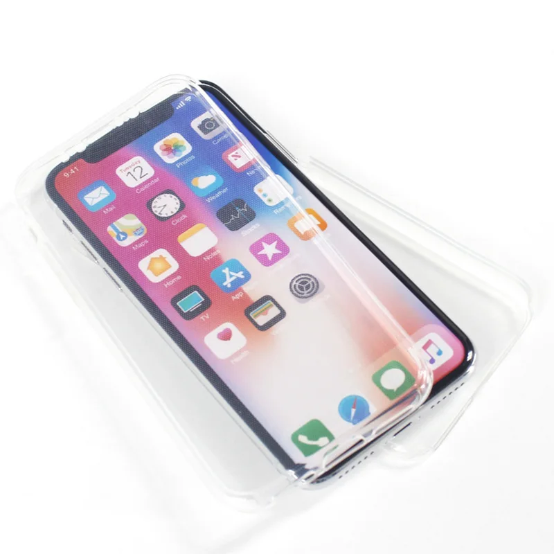 Противоударный мягкий ТПУ полное покрытие гель для Huawei p20 чехол прозрачный защитный 360 lite