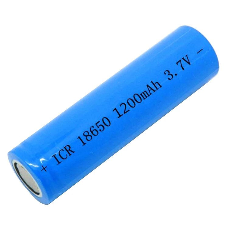 
Rechargeable 18650 Lithium ion battery 3.7v 1200mAh li ion battery cell 