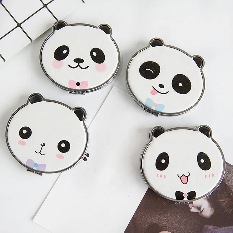  Портативное складное мини-зеркало H-J110 Panda горячая распродажа зеркало для путешествий карманного