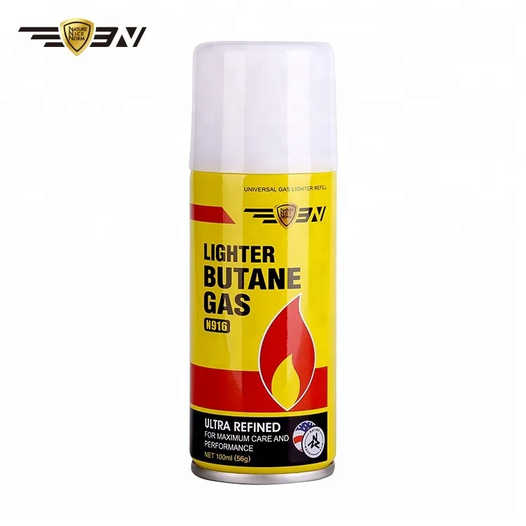 Зажигалка с бутановым газом объемом 100 мл, зажигалка для сигарет и горелки, заправка с ультратонким газом 3N