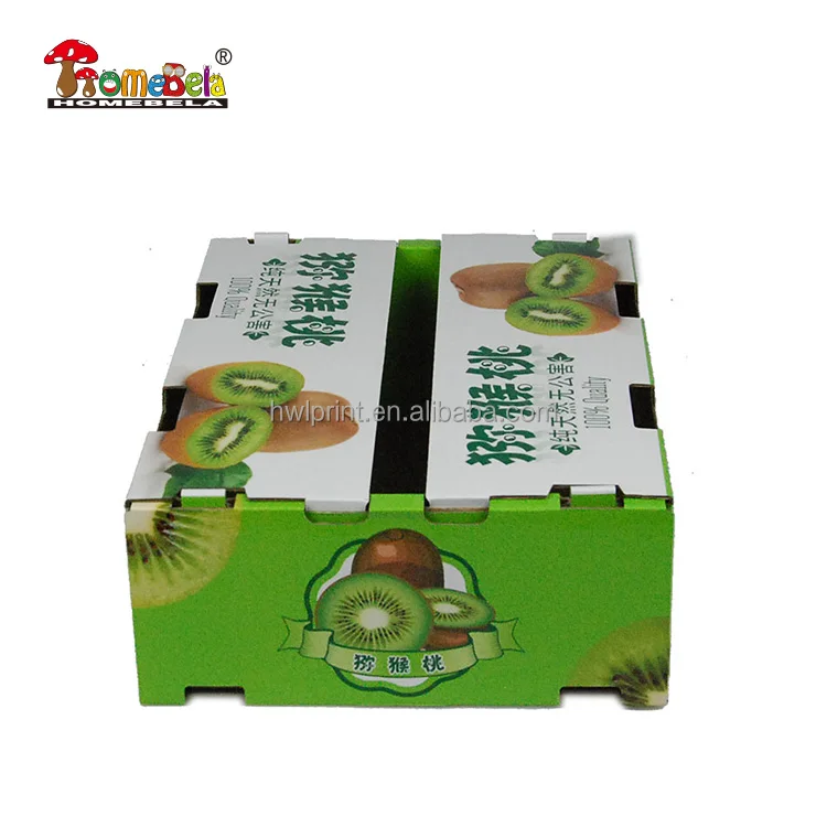 Kiwi fruit paper packaging factory diy design box