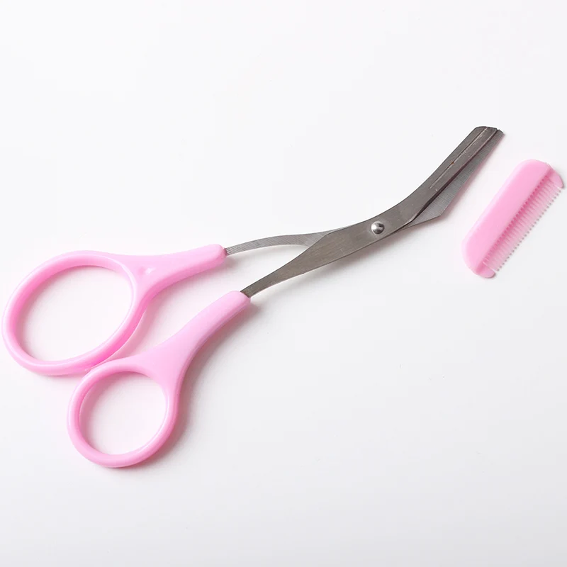 New style Eyebrow Scissors with comb beauty scissors