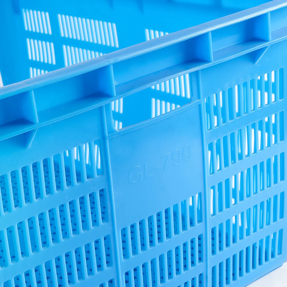 
Direct factory cheap industrial moving storage stackable vented plastic crate 