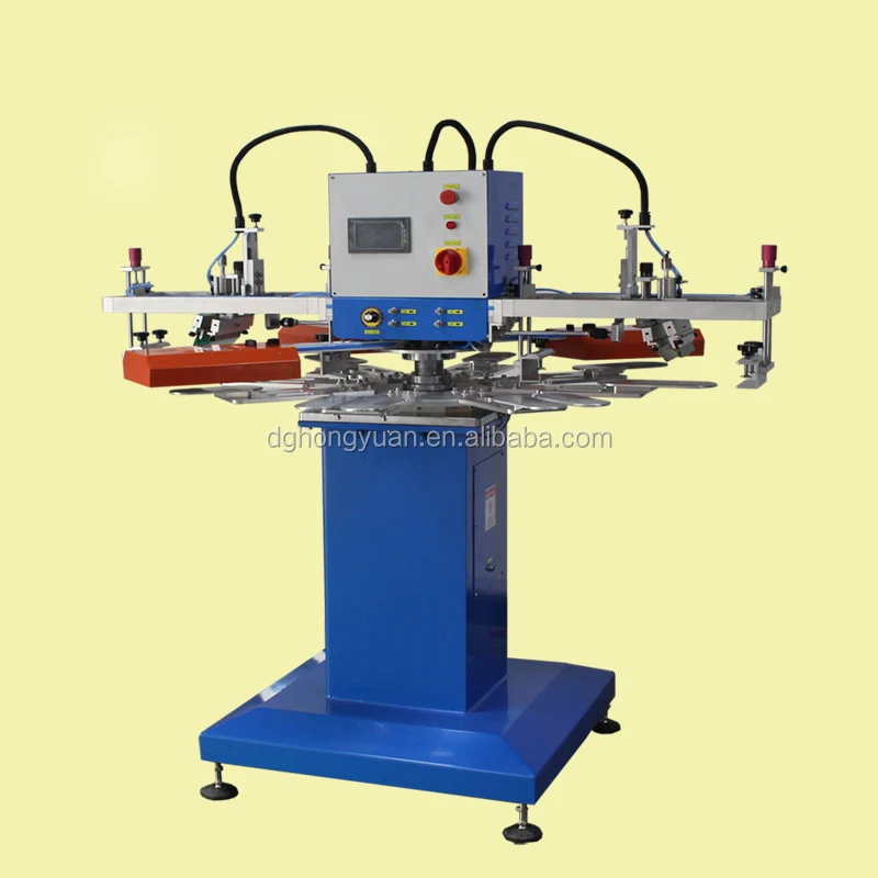 Automatic Carousel /Octopus T-shirt Silk Screen Printing Machine Price