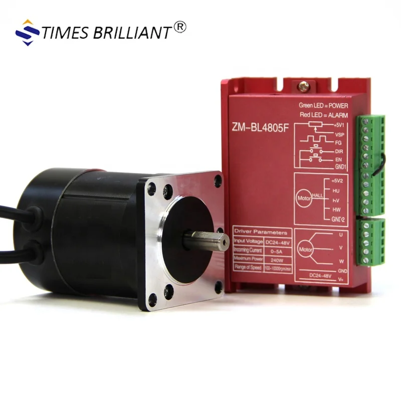 Good quality 3000rpm high speed 100w pwm 24v bldc brushless dc motor controller kit for lathe