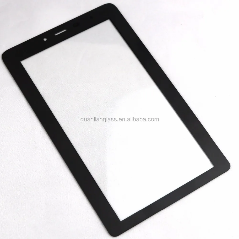 Плоский шелк трафаретная печать Цветное защитное закаленное электронный продукт панель 0,7 мм комплект из стекла для ЖК-дисплея