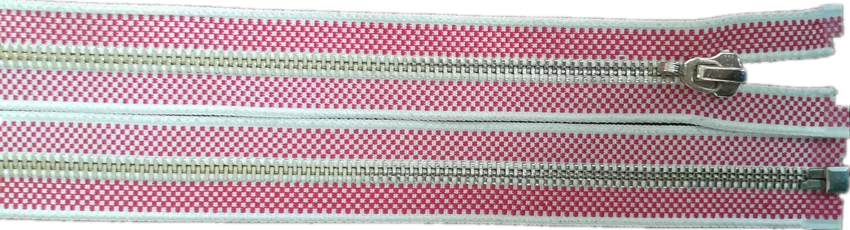 Fashion #5 metal fancy zipper light gold thickness colorful tape