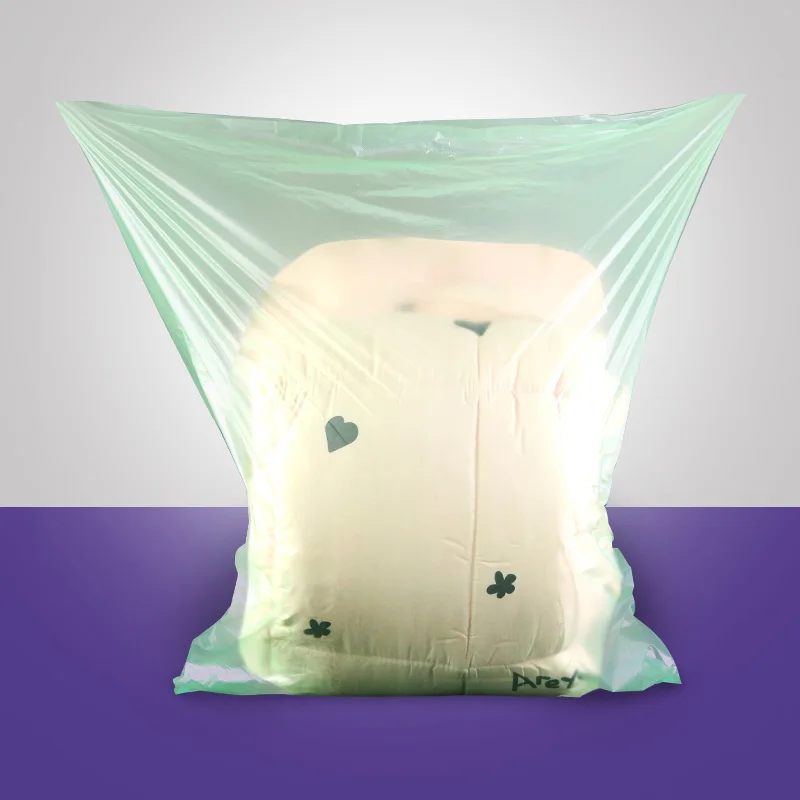 Manufacturer HDPE LDPE Plastic Colored Drawstring Bin Bags Rubbish Bags