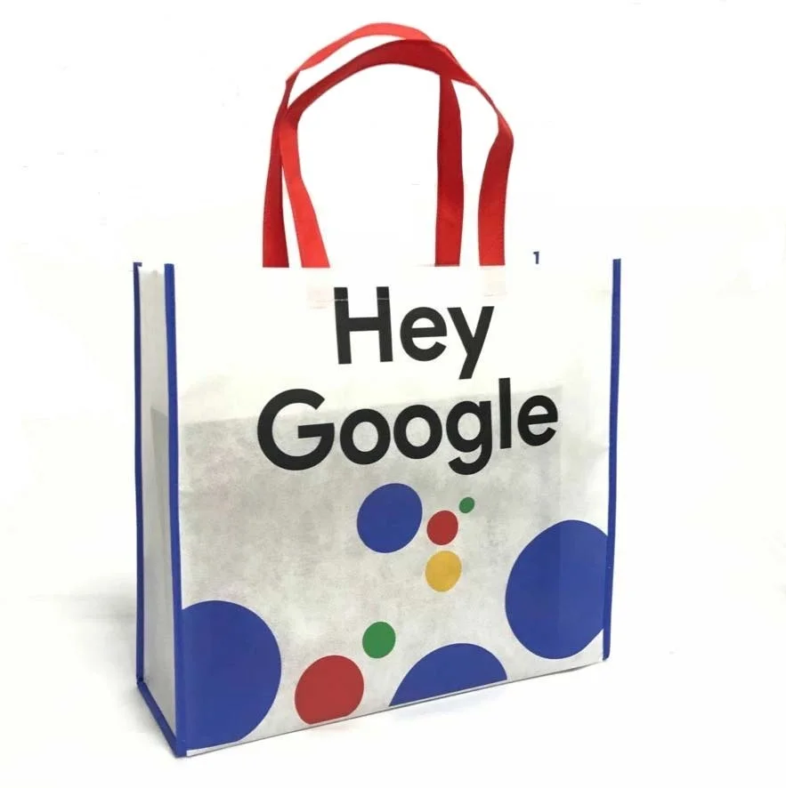 Sublimation Pp Laminated String Stitched Non-woven Standard Size Spunbond Fabric Tnt Non Woven Bag