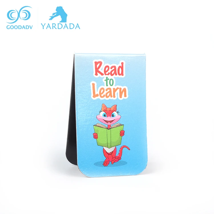 
folding magnetic book mark custom rubber magnet bookmark wholesale 