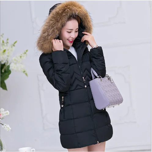 2022 Hot Selling Midi Pattern Women Winter Coats Lady Thick Jacket Warm Clothing Girl Down Jacket Wholesalers