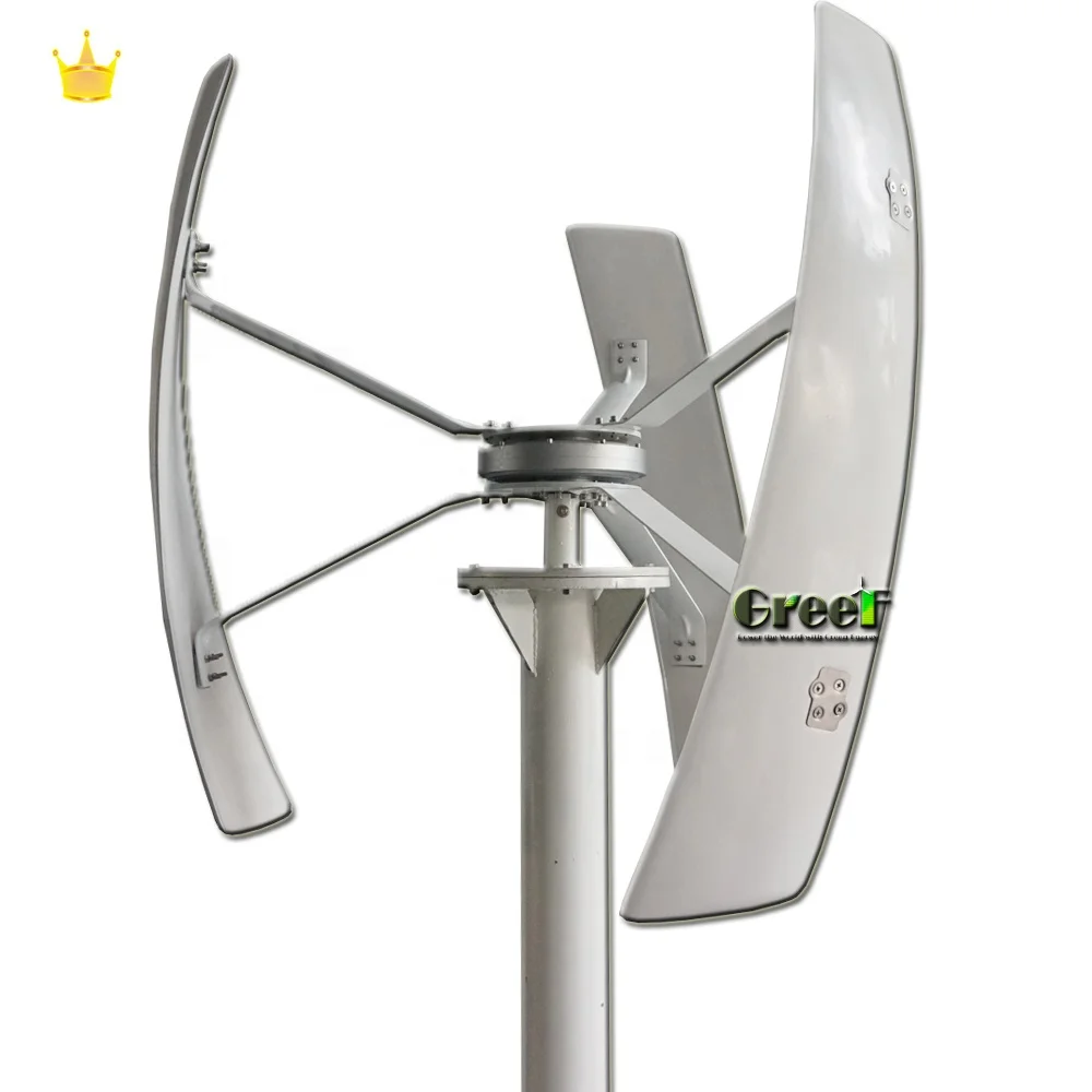 300W Solar and Wind Energy Systems Small Vertical Axis for Turbine Home Use Off-grid System