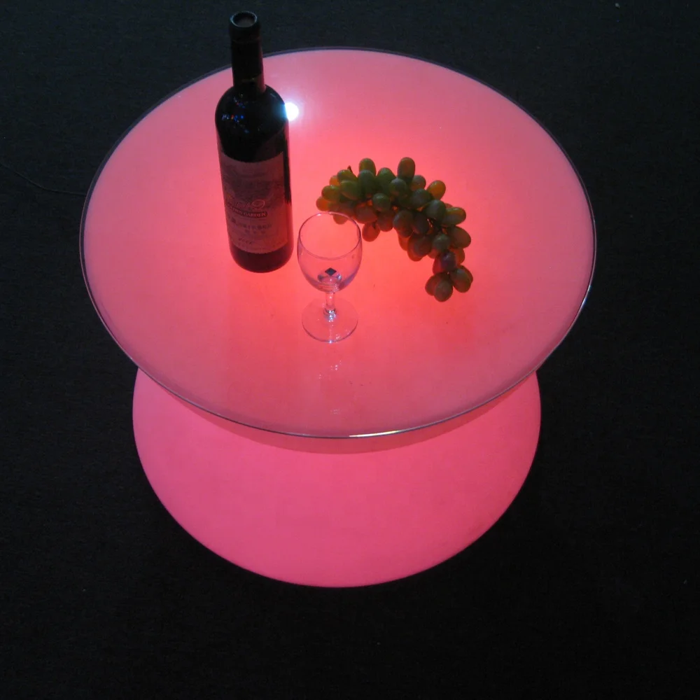 
Luminous Rechargeable Color Changing Remote Control Glowing LED Coffee Table 