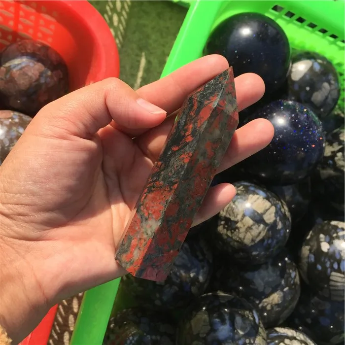 
Brazil Crystal Red Ruby Point Quartz Points Wand Wholesale 